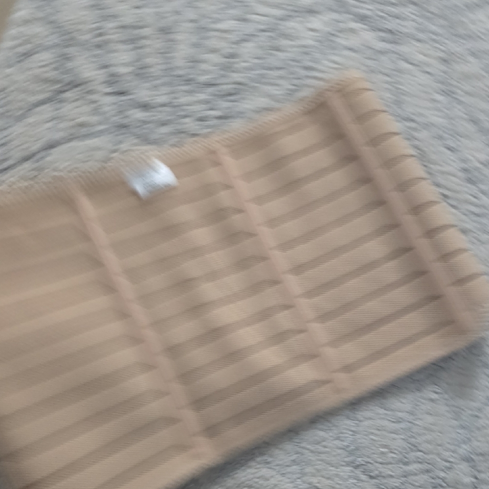 Tan Striped Organizer